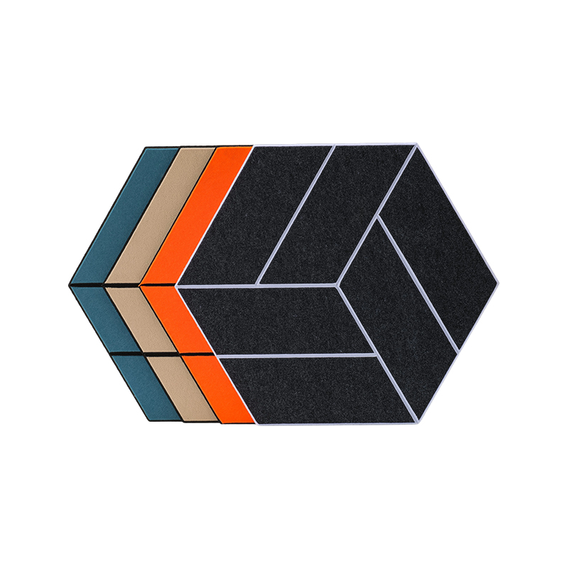 Panel Penyerap Suara Serat Poliester Beralur yang Dapat Disesuaikan