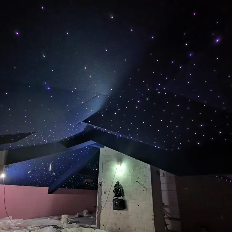 Panel Akustik Serat Optik Berwarna-warni Warna Solid untuk Hotel Modern Remote Control Desain Grafis Peregangan Panas Cahaya Bintang Ambien Panel Akustik Serat Optik Berwarna-warni Warna Solid untuk Hotel Modern Remote Control Desain Grafis Peregangan Panas Cahaya Bintang Ambien