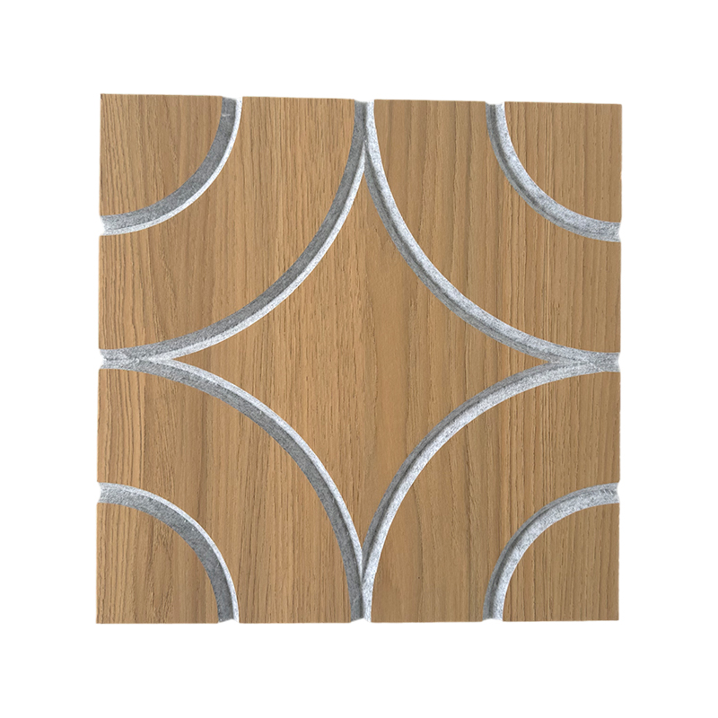 Panel Akustik Kayu Desain Modern Premium untuk Rumah Kantor Sekolah Hotel Papan Panel Dinding Penyerapan Suara Yang Sangat Baik
