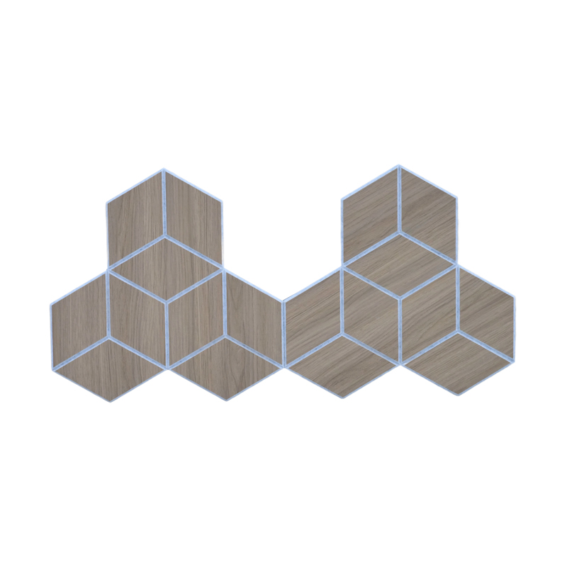 Panel Akustik Kayu Desain Modern Premium untuk Rumah Kantor Sekolah Hotel Papan Panel Dinding Penyerapan Suara Yang Sangat Baik