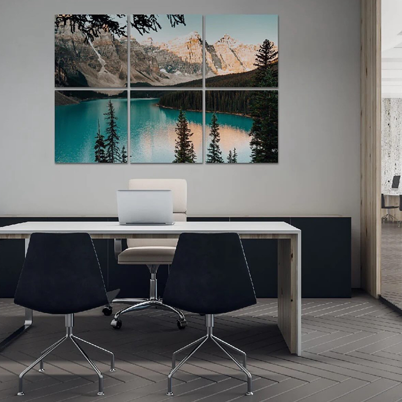 Panel Mural Perpindahan Panas yang Dapat Dicetak - Perekat Diri, Kedap Suara, Cocok untuk Auditorium/Sekolah