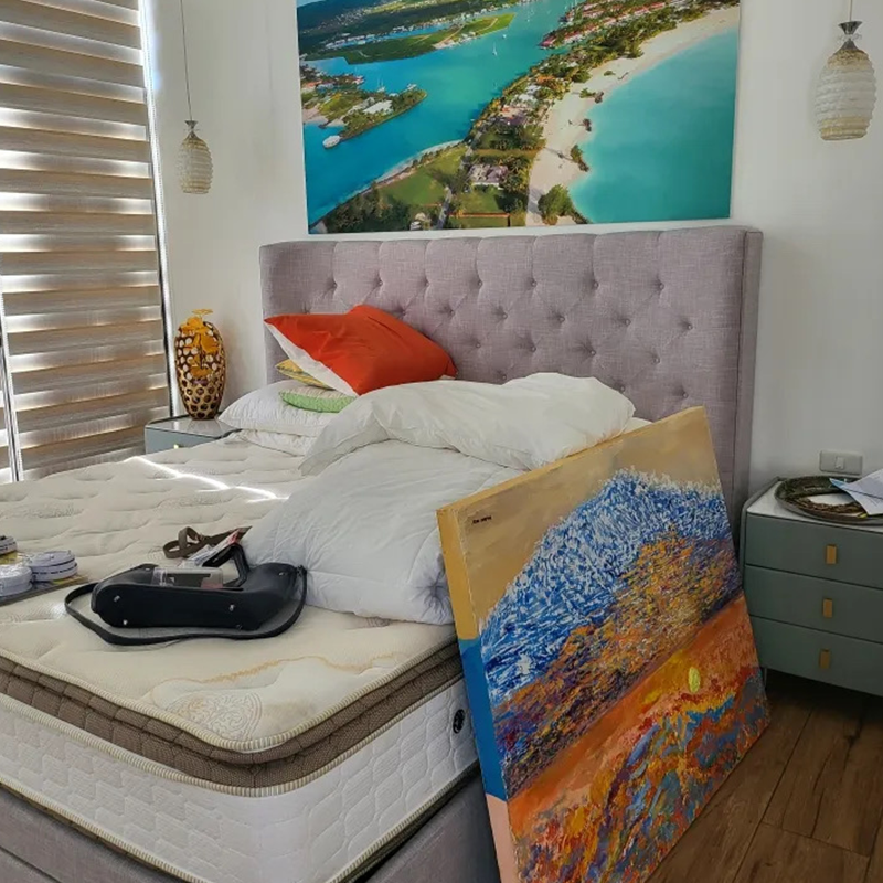 Mural Akustik Perpindahan Panas HD - Dapat Disesuaikan, Pengurang Kebisingan, Ideal untuk Sekolah/Auditorium