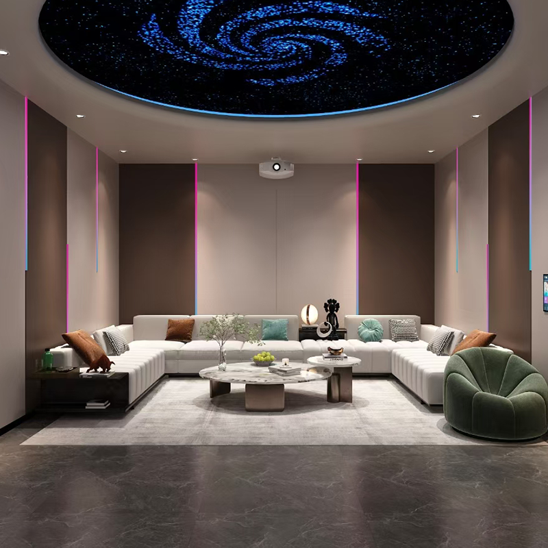 Home Theater yang Dapat Disesuaikan - Modern, Menyerap Suara, Langsung dari Pabrik untuk Ruang Keluarga/Kamar Tidur