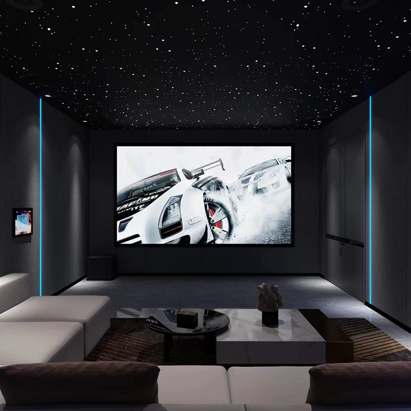 Home Theater Rendering 3D Gratis - Custom, Kedap Suara, Cocok untuk Ruang Keluarga/Ruang Teater