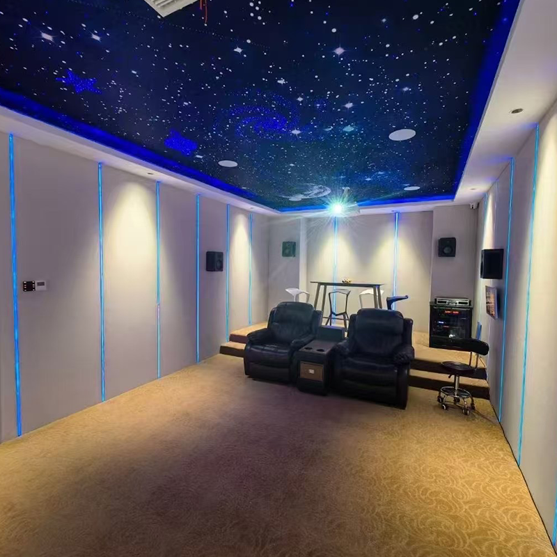 Desain interior dengan panel dinding penyerap suara berbalut kain, cocok untuk hotel Desain interior dengan panel dinding penyerap suara berbalut kain, cocok untuk hotel