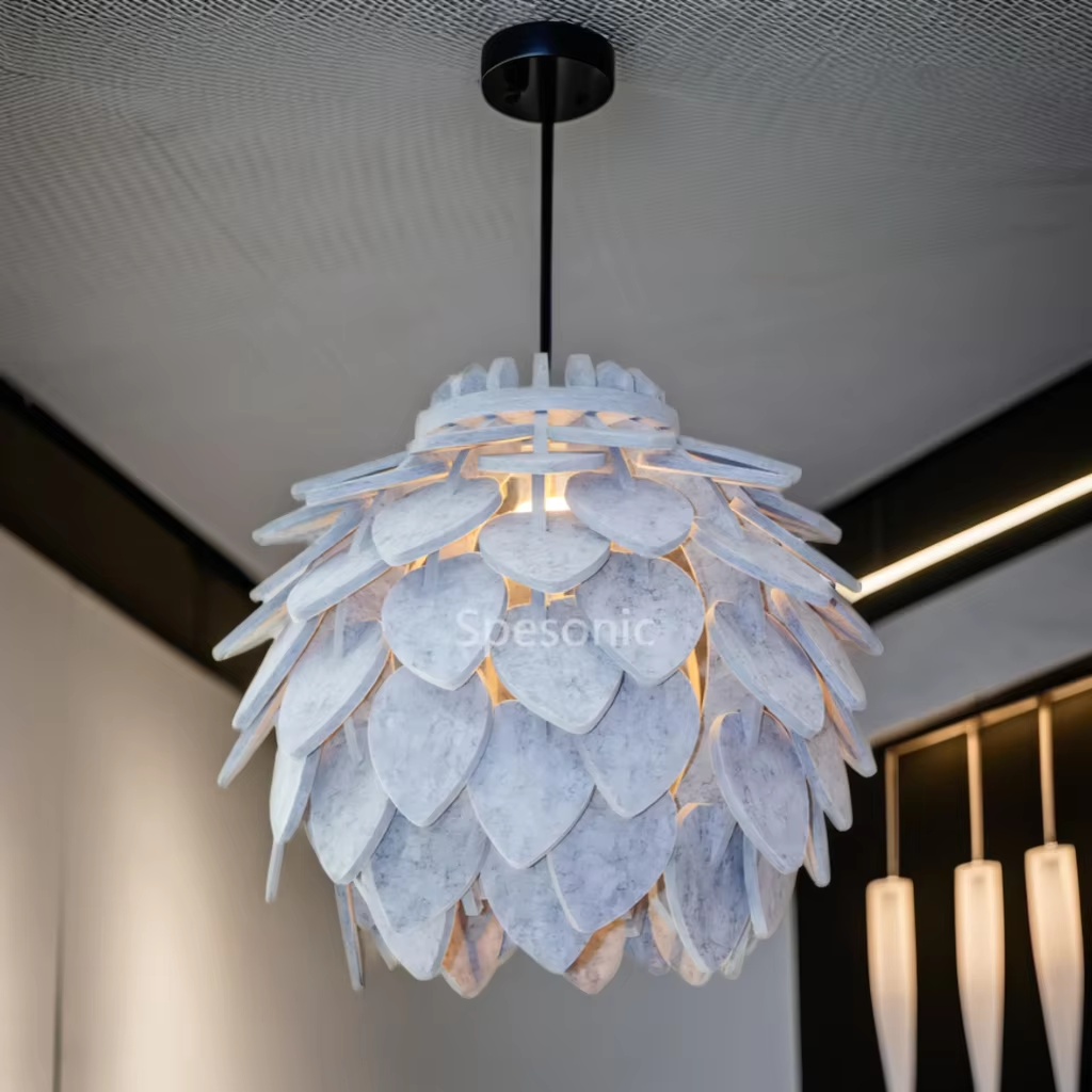 Panel Penyerap Suara Tipe Gantung, Anti Jamur dan Anti Kelembapan, Cocok untuk Bioskop dan Lobi Kantor