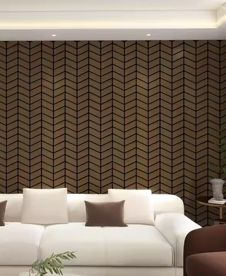 Panel Akustik Veneer Kayu 