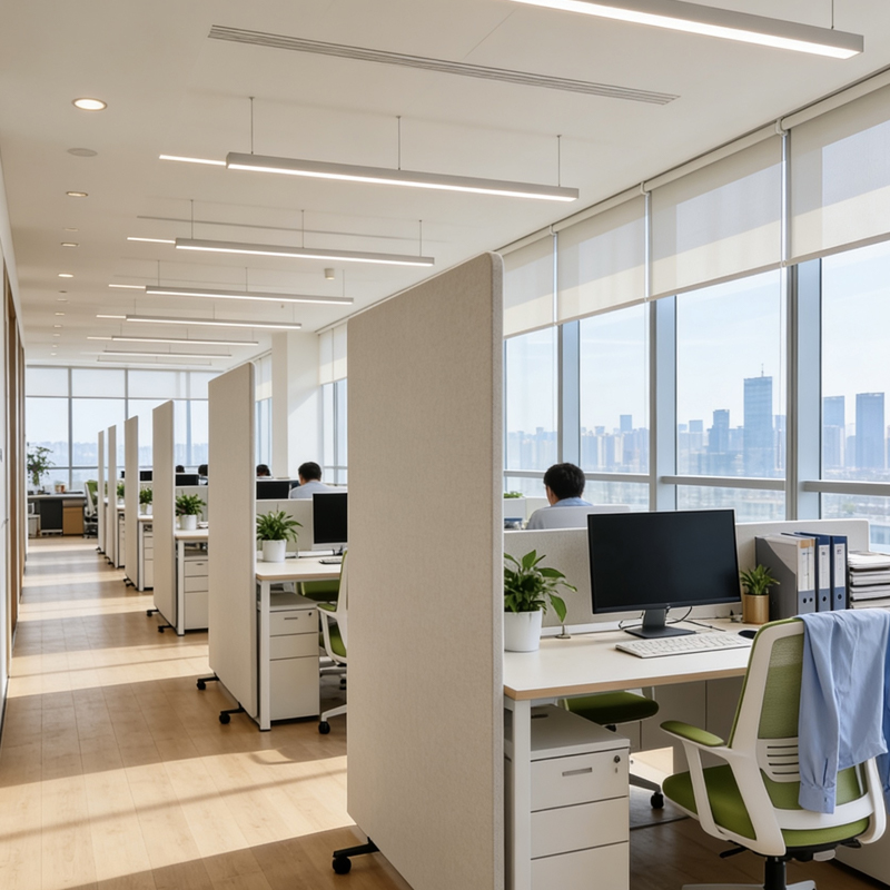 Ukuran yang dapat disesuaikan Layar Penyerap Suara 1700×1200×28mm, Pembagi Lantai Akustik